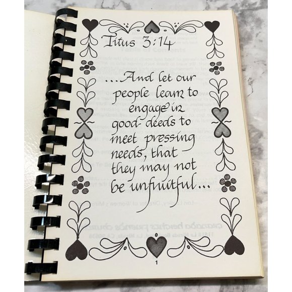 Womens Ministries Favorite Church Recipes Cookbook Granada Heights Friends Vtg - Picture 5 of 12